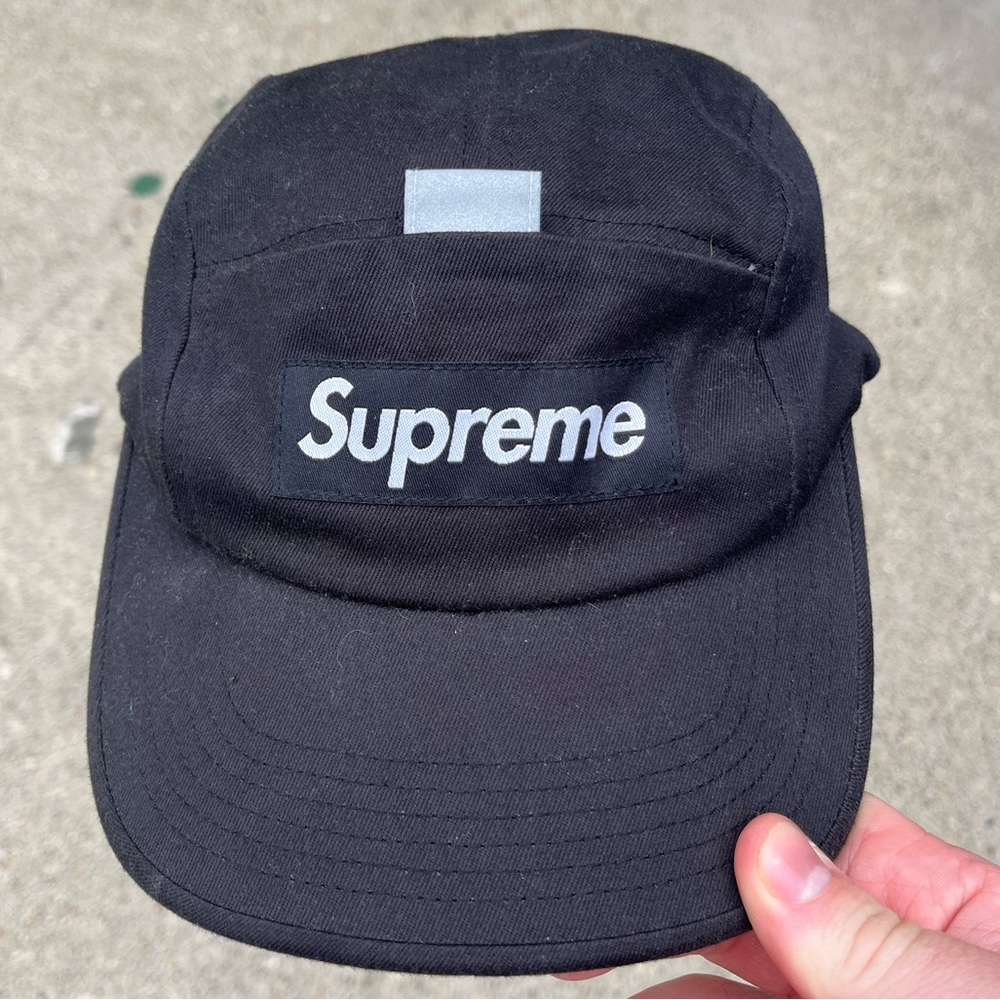 Supreme Reflective Tab Pocket Camp Cap. 100% Authentic